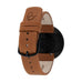 City Hall Watch, des. Arne Jacobsen - 40mm - Black with Brown Pampass Leather Strap