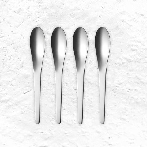 Dessert Spoons des. Arne Jacobsen, 1957 for Georg Jensen -boxed set of 4 spoons