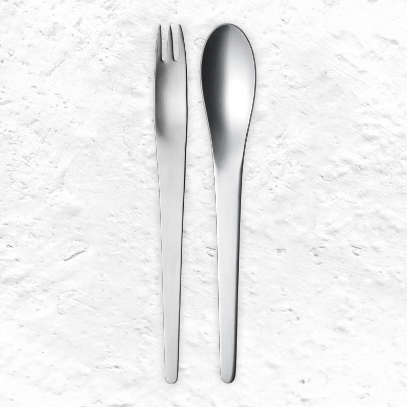 Serving Set des. Arne Jacobsen, 1957 - made by Georg Jensen