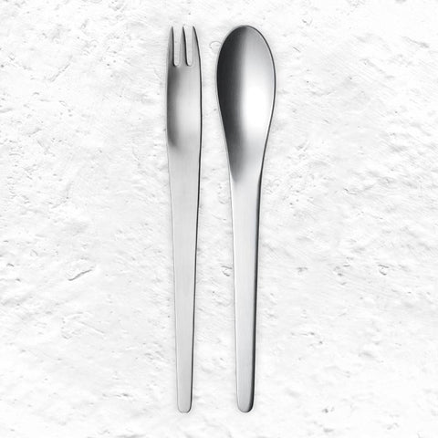 Serving Set des. Arne Jacobsen, 1957 - made by Georg Jensen
