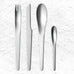 Cutlery Set des. Arne Jacobsen, 1957 for Georg Jensen - 24 pieces (6x knives, forks, small & large spoons)