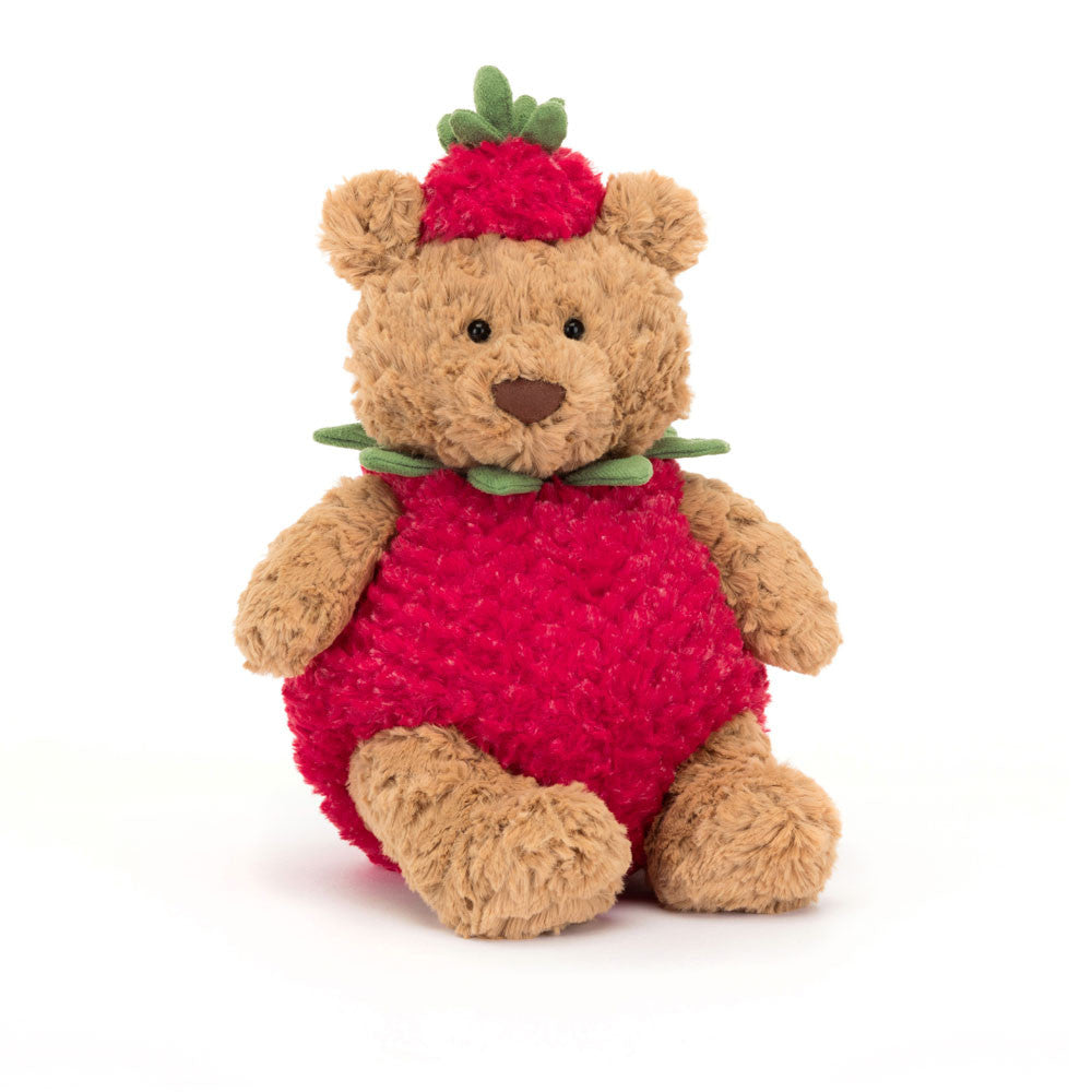 Bartholomew Bear Strawberry Outfit - Jellycat