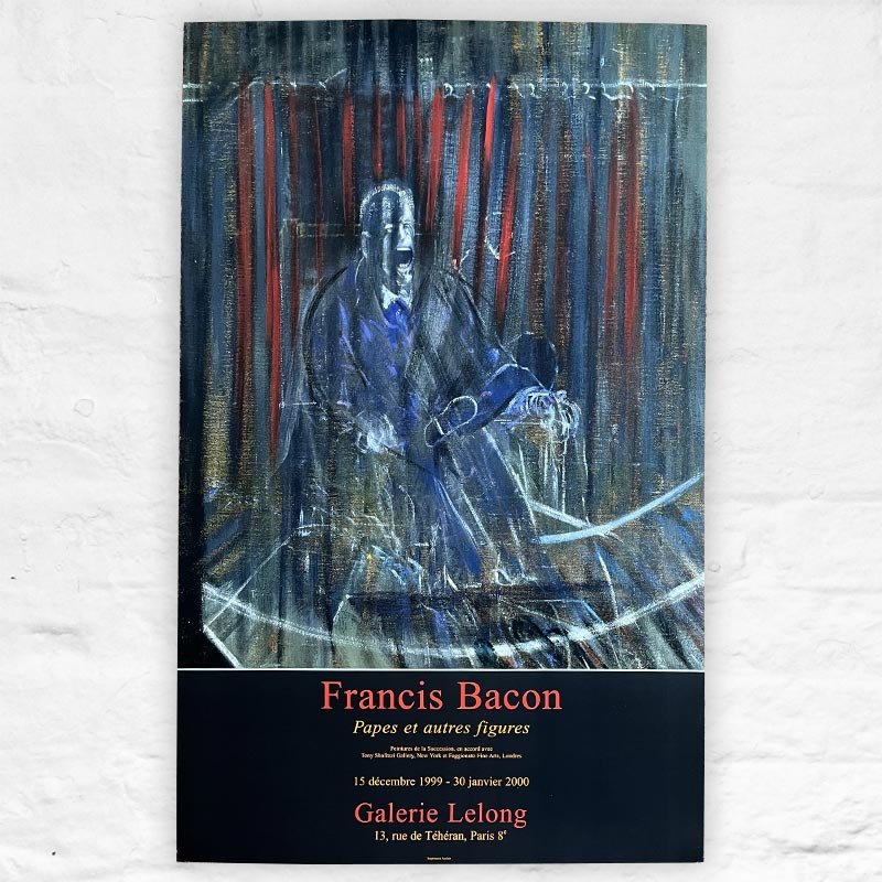 Papes et Autres Figures poster by Francis Bacon (Galerie Lelong, Paris, 2000)