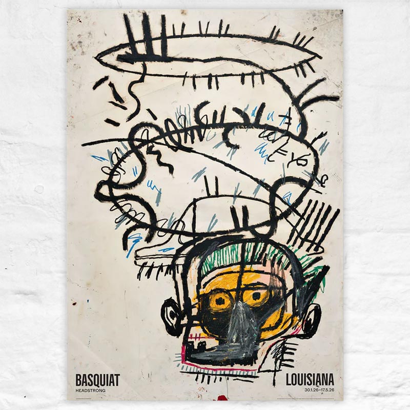 Untitled (Head) 1982-3 extra large poster by Jean-Michel Basquiat