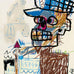 Untitled (Scales of Justice) 1982 poster by Jean-Michel Basquiat