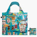 LOQI Foldaway Shopping Bag - Jean-Michel Basquiat - Skull