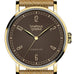 Bauhaus Dessau Women's Watch - Brown Leather Strap - Sapphire crystal - by Walter Gropius