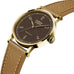 Bauhaus Dessau Women's Watch - Brown Leather Strap - Sapphire crystal - by Walter Gropius