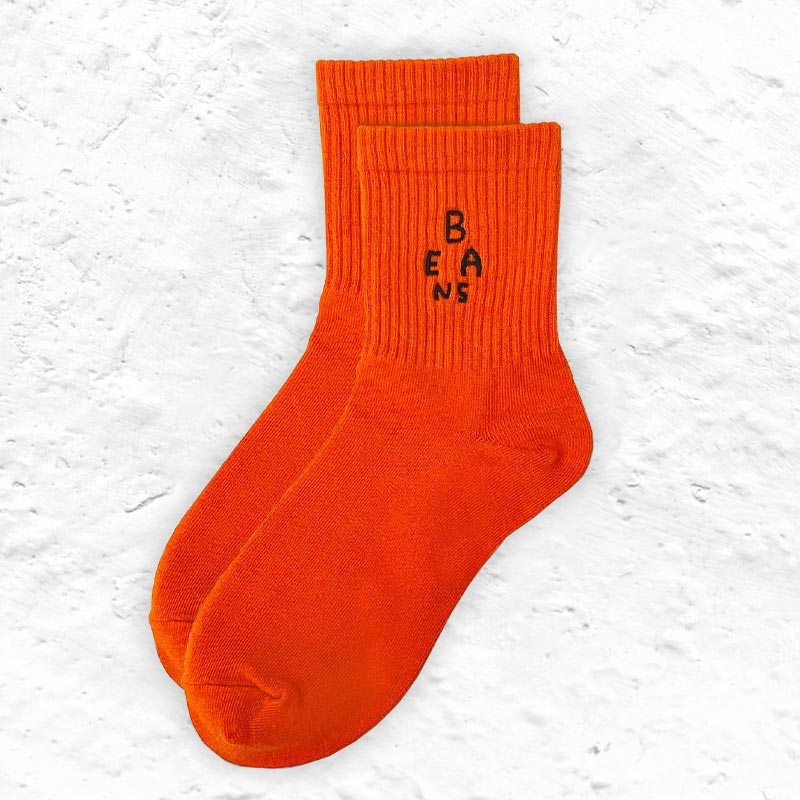 Beans cotton socks by David Shrigley
