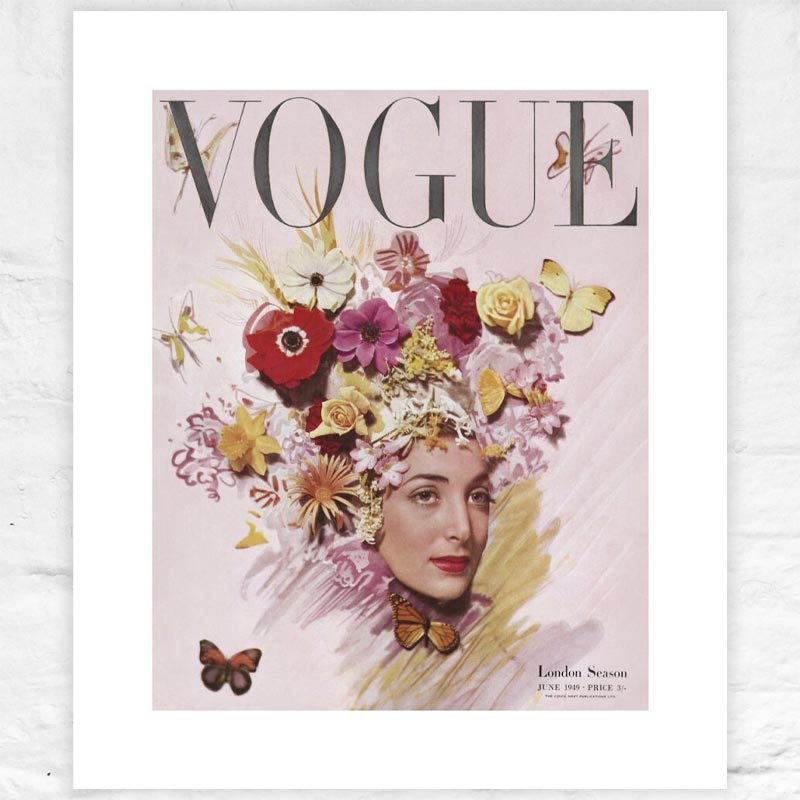 Vogue June 1949 poster by Cecil Beaton