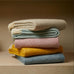 Pure New Wool Throw - Beehive Yellow - by Tweedmill