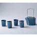 Bent Tea Set - Blue - des. Marek Cecula, Polskie Fabryki Porcelany – Ćmielów Design Studio