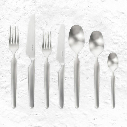 Bergen Satin Cutlery - 42 piece set / 6 settings - by Robert Welch