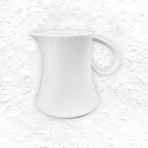 Berlin Creamer - White - des. Enzo Mari, 1996 for KPM Berlin
