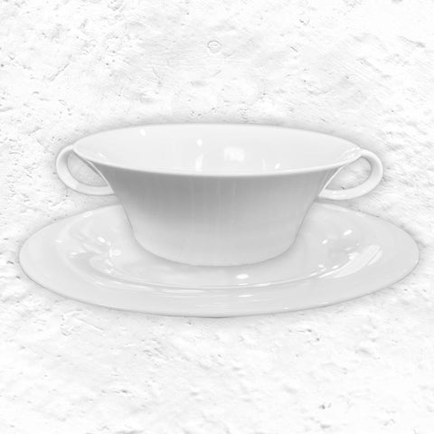 Berlin Soup Cup / Bowl & Saucer des Enzo Mari, 1996 for KPM Berlin