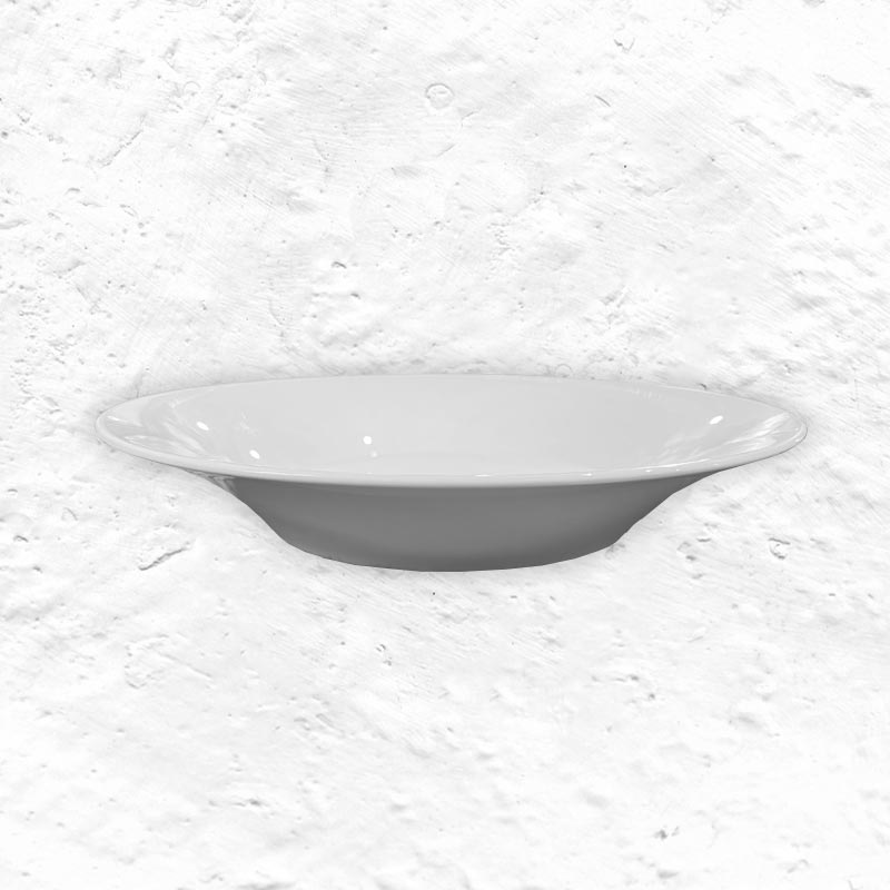 Berlin Soup Plate - 22cm - des. Enzo Mari, 1996 for KPM Berlin