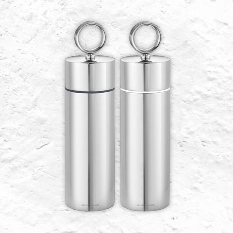 Bernadotte Salt & Pepper Grinders - design inspired by Sigvard Bernadotte by Georg Jensen