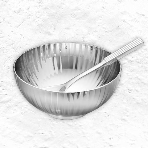 Bernadotte Salt Cellar & Spoon, design inspired by Sigvard Bernadotte by Georg Jensen