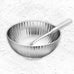 Bernadotte Salt Cellar & Spoon, design inspired by Sigvard Bernadotte by Georg Jensen