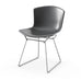 Bertoia Plastic Side Chair des. Harry Bertoia, 1956 - grey shell / chrome base (made by Knoll)