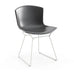 Bertoia Plastic Side Chair des. Harry Bertoia, 1956 - grey shell / white base (made by Knoll)