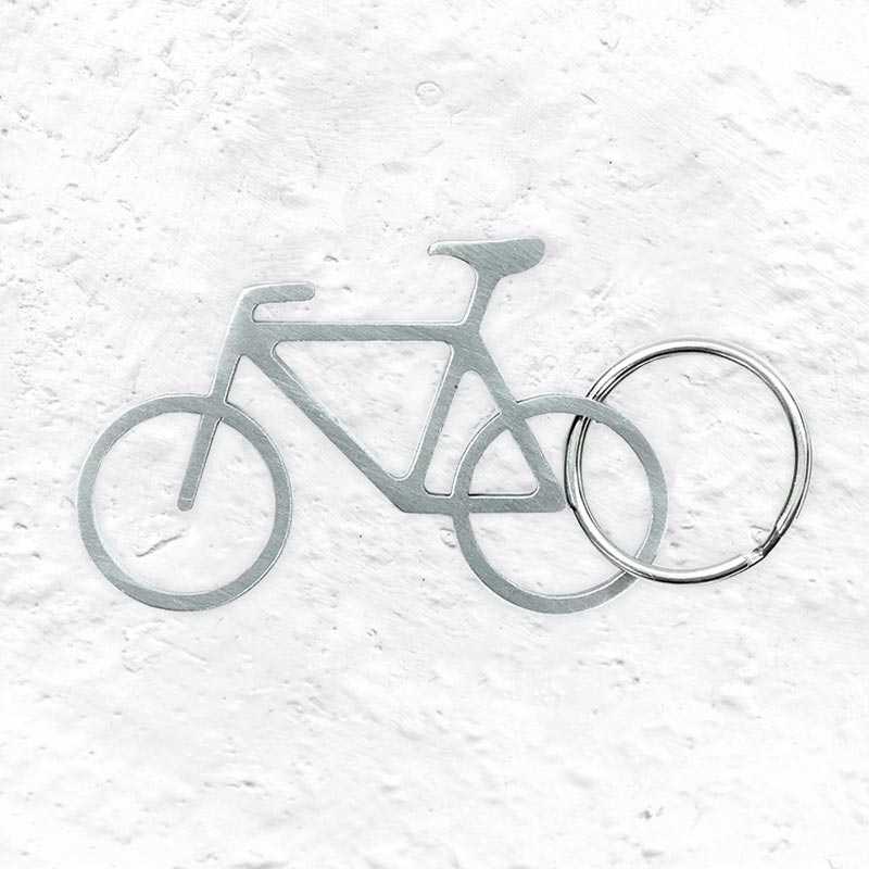 Fiets Metal Bike Keyring and Bottle opener - by Kikkerland