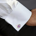 Blob Silver Cufflinks, des. Karim Rashid for ACME