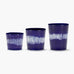 Feast coffee cup - dark blue with white stripes, 25cl - des. Ottolenghi for Serax