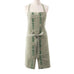 Bon Appetit 100% Linen Apron - Khaki - by Charvet Editions
