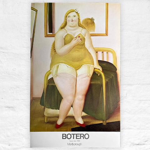 La Cama (Lg) poster by Fernando Botero
