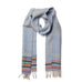 Bothy Periwinkle 100% Merino Lambswool Scarf by Wallace Sewell