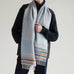 Bothy Periwinkle 100% Merino Lambswool Scarf by Wallace Sewell