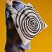 LOQI Foldaway Shopping Bag - Louise Bourgeois - Spirals Black