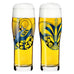 Brauchzeit Allround Beer Glass Set featuring Phoenix Illustration, des. Petra Mohr for Ritzenhoff