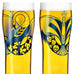 Brauchzeit Allround Beer Glass Set featuring Phoenix Illustration, des. Petra Mohr for Ritzenhoff