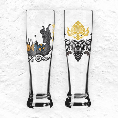 Brauchzeit 'Weizen' (Wheat Beer) Glass Set, des. Jakub Vanis for Ritzenhoff