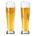 Brauchzeit 'Weizen' (Wheat Beer) Glass Set, des. Ana Vasconcelos for Ritzenhoff