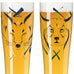 Brauchzeit 'Weizen' (Wheat Beer) Glass Set featuring Fox and Lynx Illustrations, des. Ana Vasconcelos for Ritzenhoff