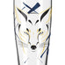 Brauchzeit 'Weizen' (Wheat Beer) Glass Set featuring Fox and Lynx Illustrations, des. Ana Vasconcelos for Ritzenhoff