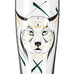 Brauchzeit 'Weizen' (Wheat Beer) Glass Set featuring Fox and Lynx Illustrations, des. Ana Vasconcelos for Ritzenhoff