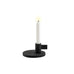 Bright Light Candle Holder - Black Oak - by Ekta Living