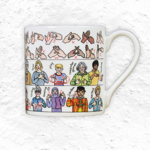 British Sign Language mug