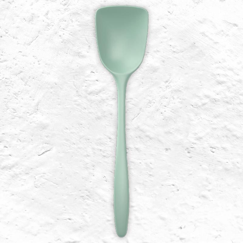 Broad Kitchen spoon - Nordic Green - by Rosti