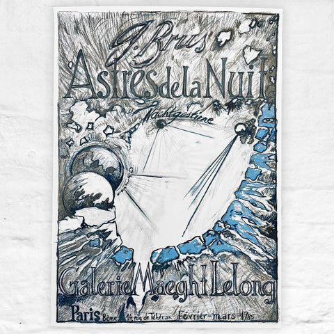 Astres de la Nuit poster by Günter Brus