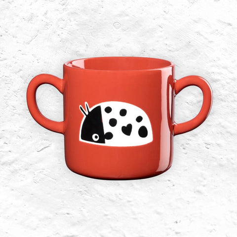Buddies - Child's mug with handles - Ladybird - by ASA