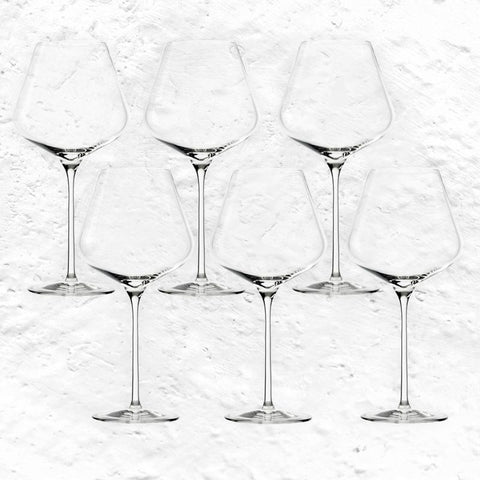 Quatrophil Burgundy Glasses - 6pc - by Stölzle Lausitz