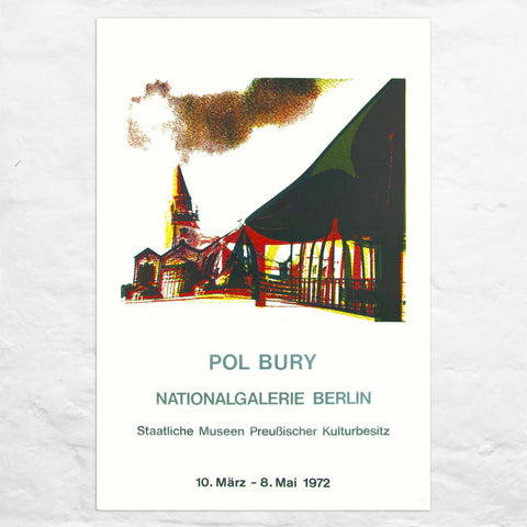 NationalGalerie Berlin poster by Pol Bury