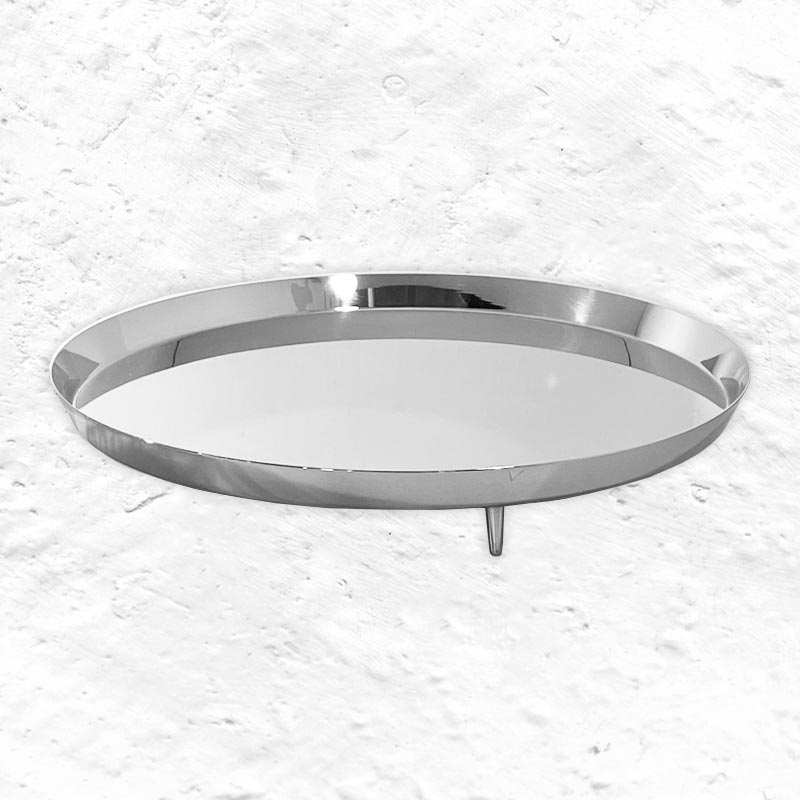 90028 Round tray - des. Christopher Dresser, for Officina Alessi