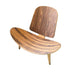 CH07 Shell lounge chair - rosewood - LE