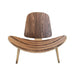 CH07 Shell lounge chair - rosewood - LE